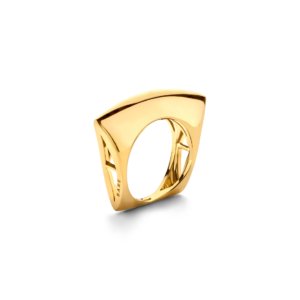 Lotus Yellow Gold Ring