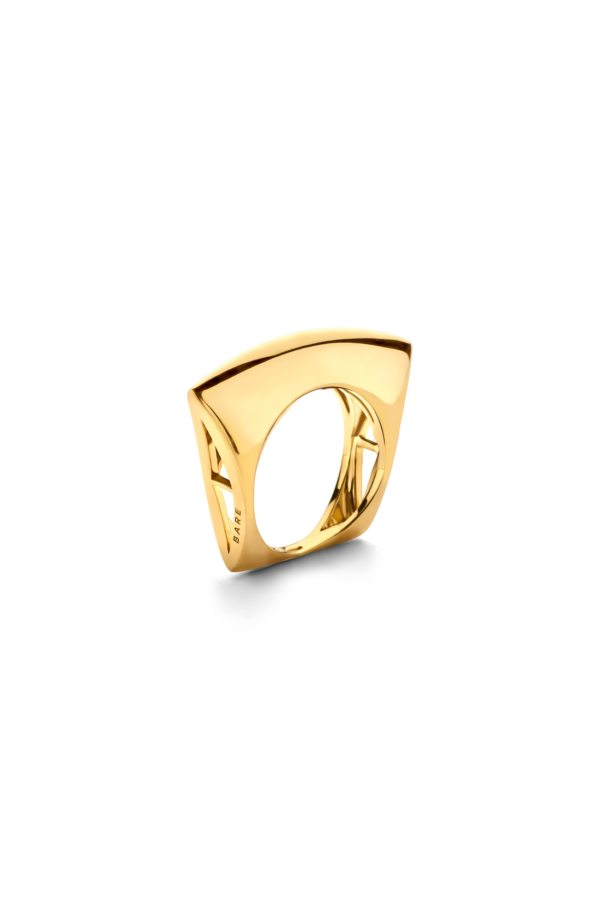 Lotus Yellow Gold Ring