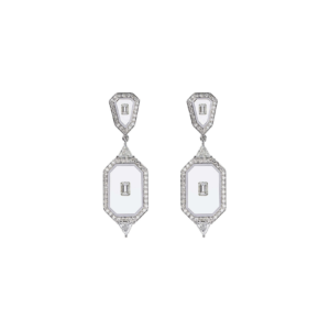 Universe Trillion White Diamond Earrings